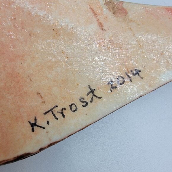 Beautiful New Handcrafted Artisan Made Necklace‎ Signed K Trost 2014 - Picture 6 of 9